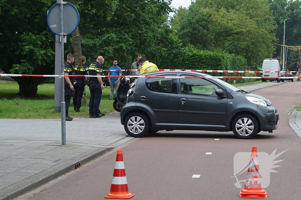 Traumateam ingezet voor ongeval met scooter