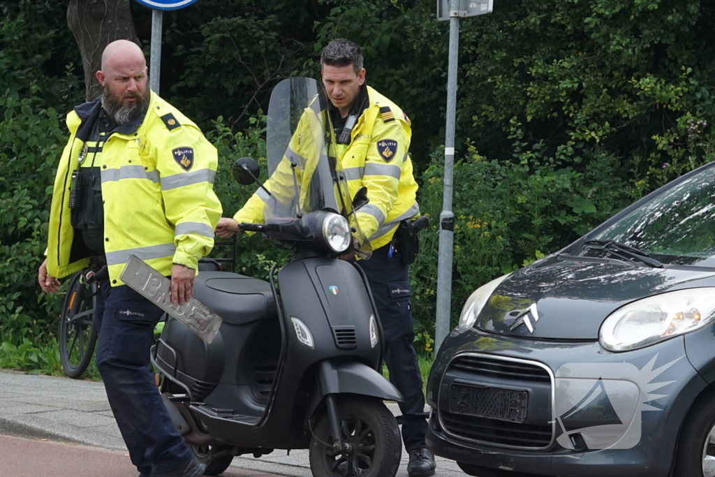Traumateam ingezet voor ongeval met scooter
