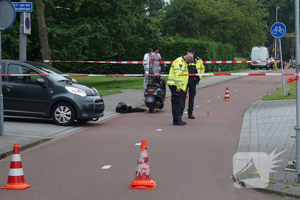 Traumateam ingezet voor ongeval met scooter