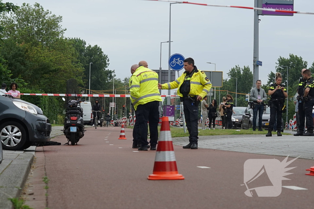 Traumateam ingezet voor ongeval met scooter