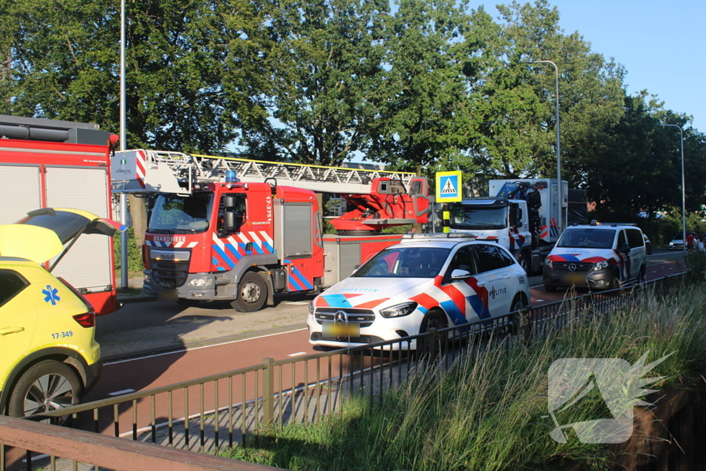 Persoon te water, hulpdiensten groot ingezet