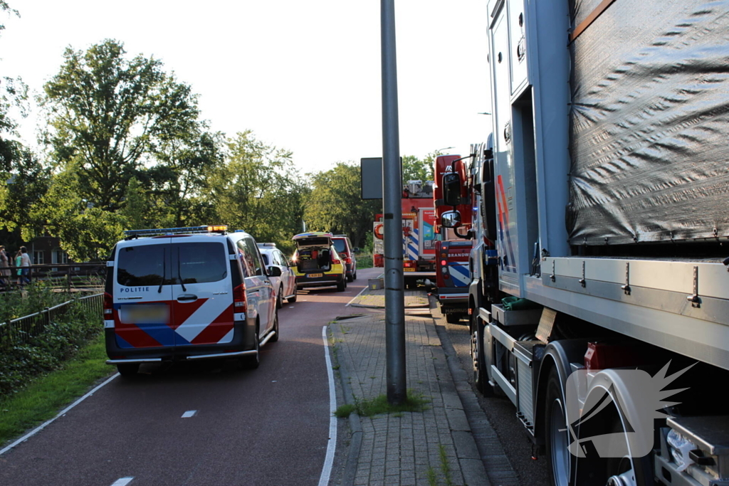 Persoon te water, hulpdiensten groot ingezet