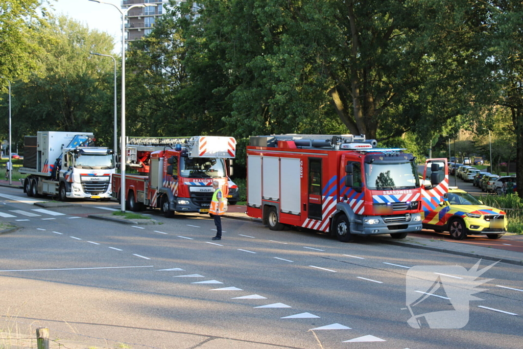 Persoon te water, hulpdiensten groot ingezet