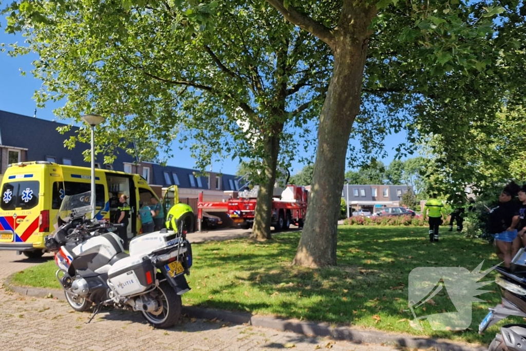 Rookontwikkeling bij brand in woning