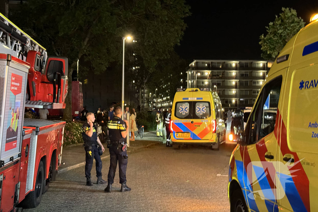 Zeer grote brand in appartementencomplex