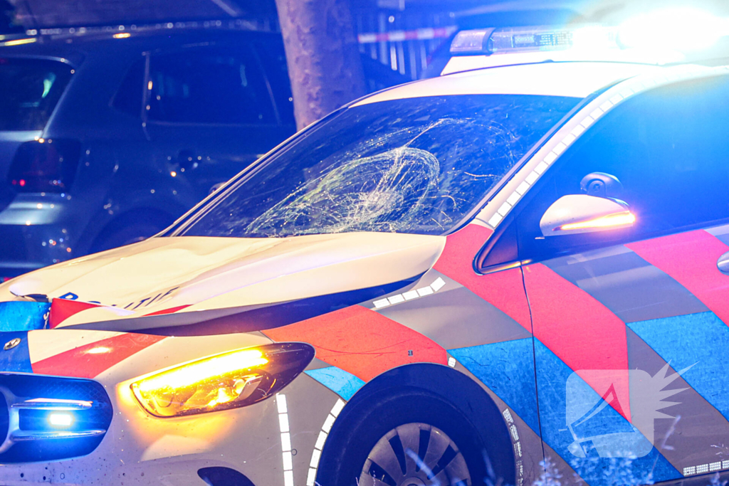 Politieauto betrokken bij ernstig ongeval