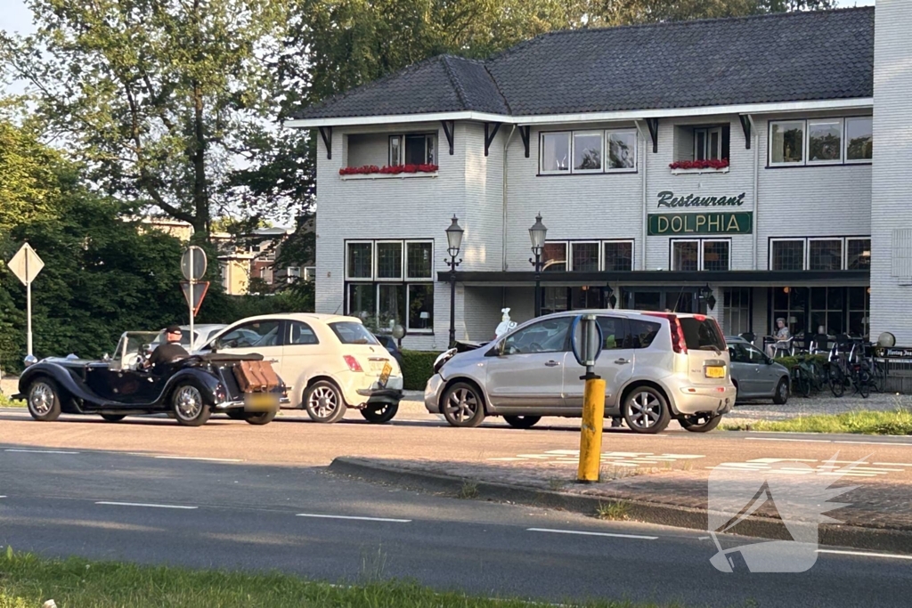 Dubbel ongeval zorgt voor schades