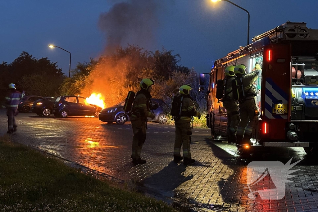 Flinke schade na autobrand