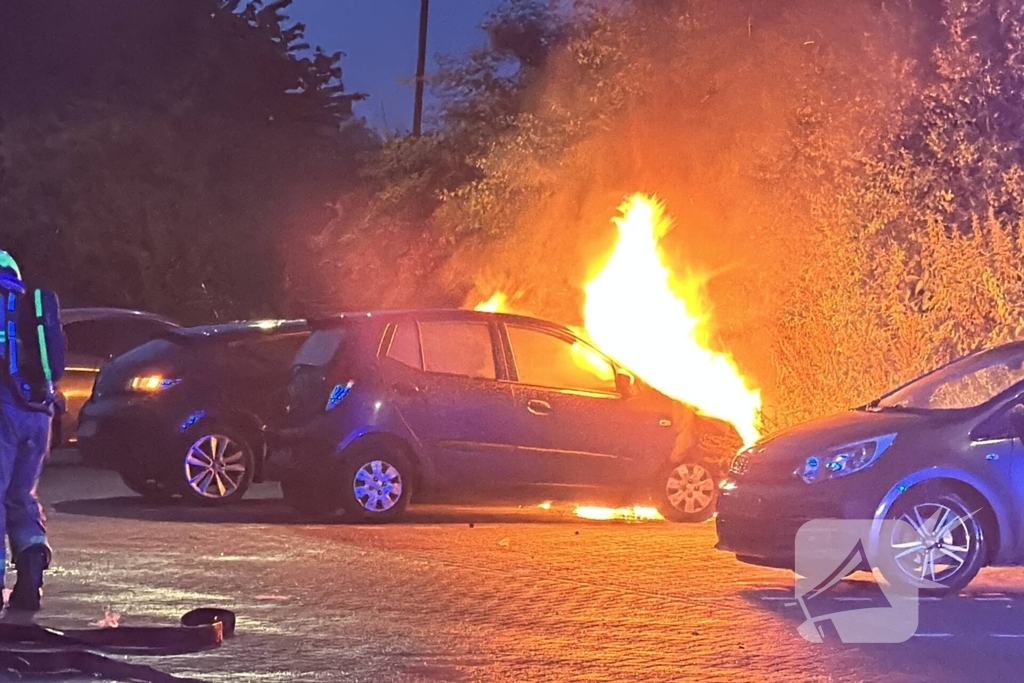 Flinke schade na autobrand