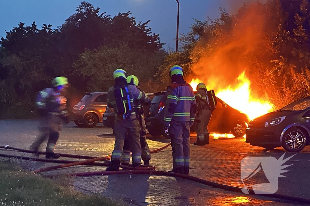 Flinke schade na autobrand