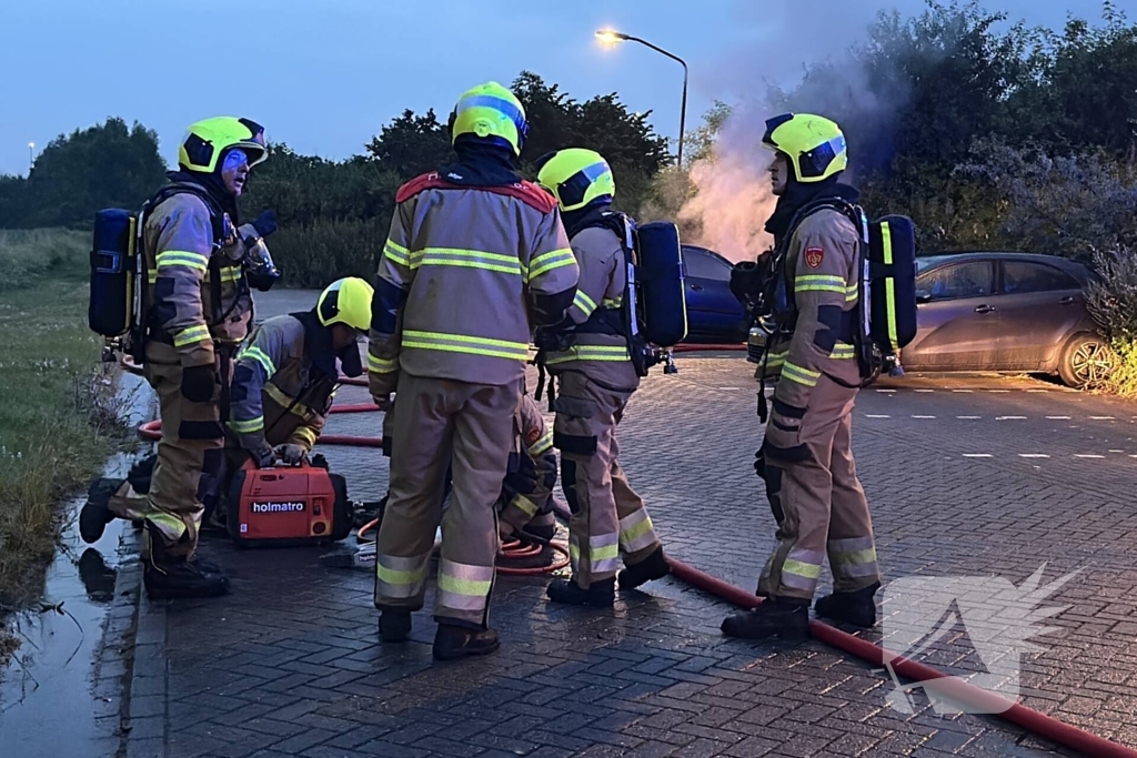 Flinke schade na autobrand