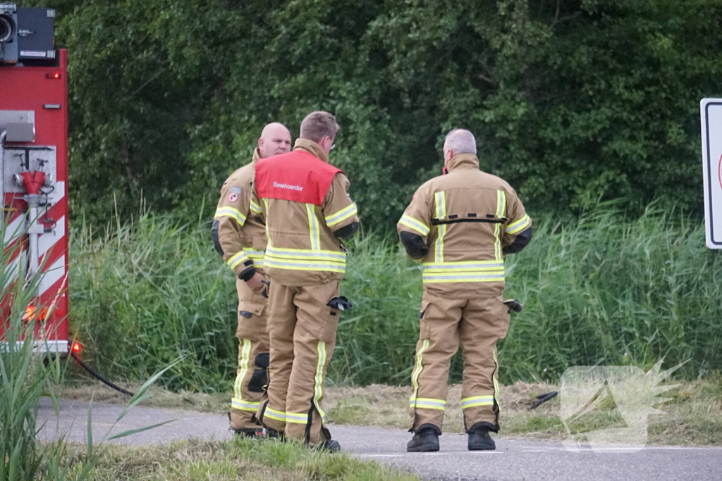 Broeibrand in hooibalen