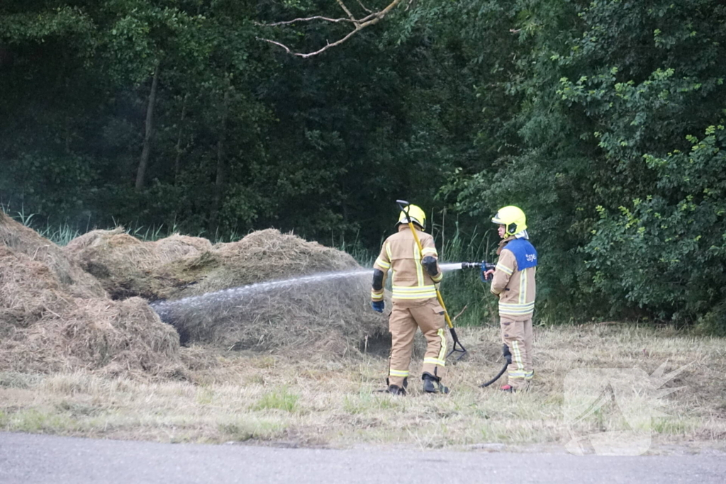 Broeibrand in hooibalen