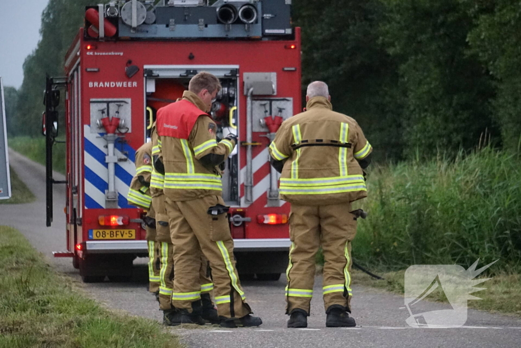 Broeibrand in hooibalen