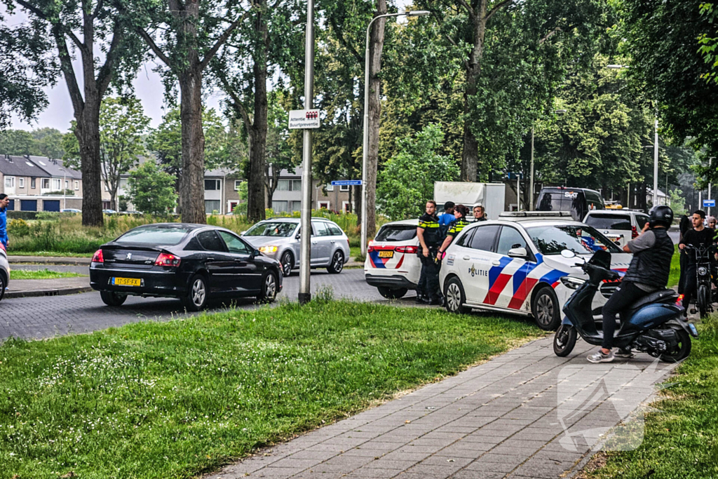 Persoon aangehouden na een conflict