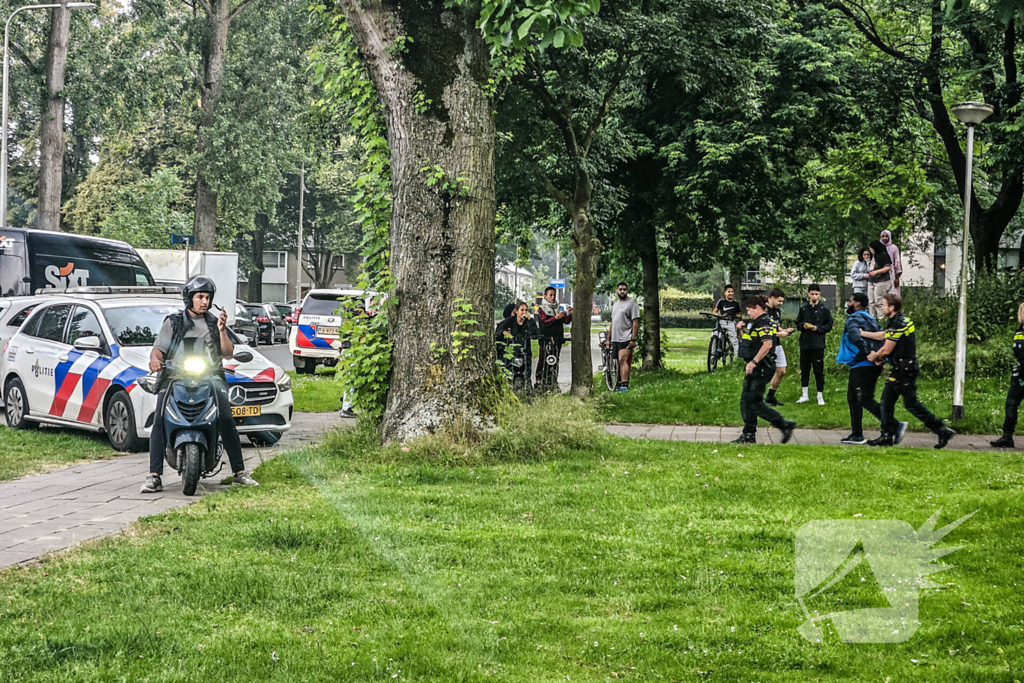 Persoon aangehouden na een conflict