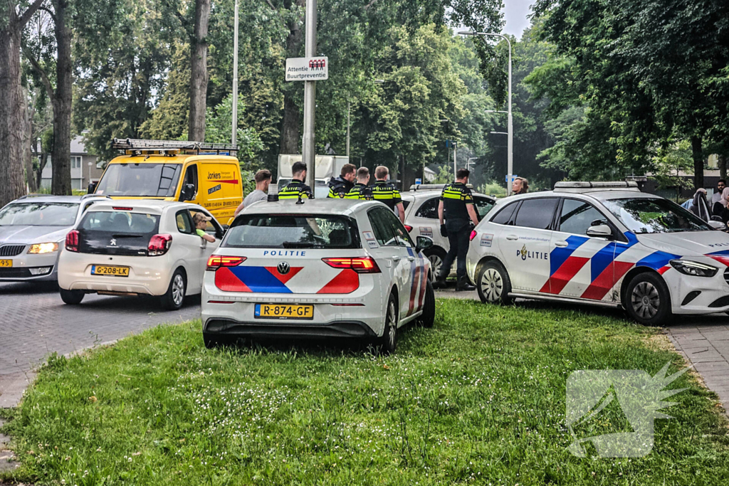 Persoon aangehouden na een conflict