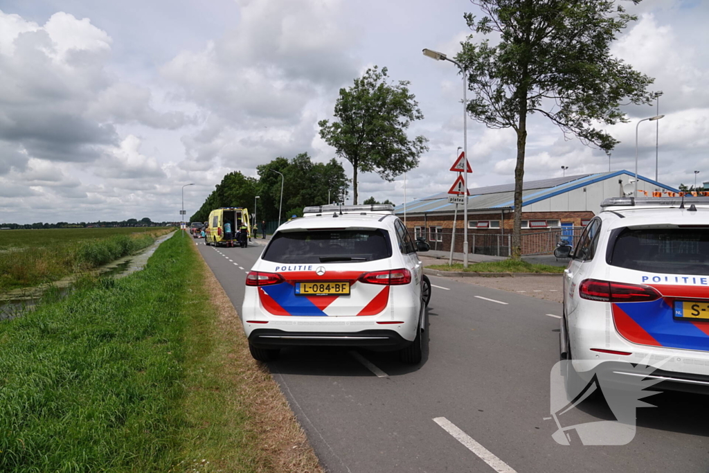 Fietser en motorrijder gewond na ongeval
