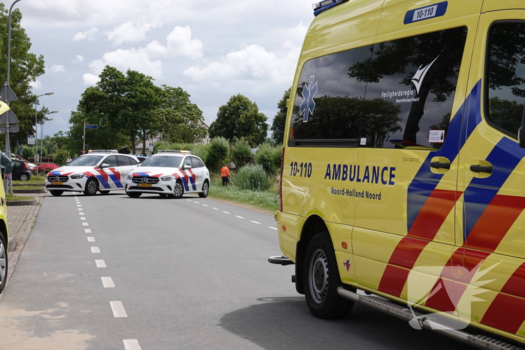 Fietser en motorrijder gewond na ongeval