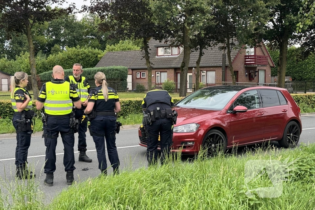 Automobilist rijdt door na ernstige aanrijding met scooterrijder