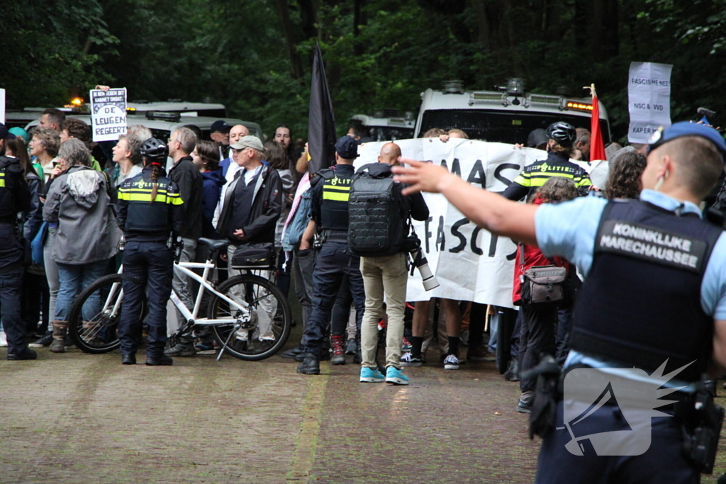 Demonstratie tegen de rechtsstaat