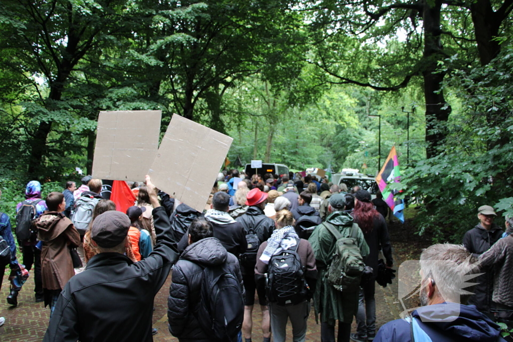 Demonstratie tegen de rechtsstaat