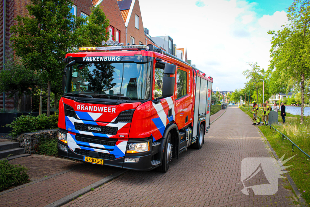 Brandweer gebeld voor gaslucht in woning