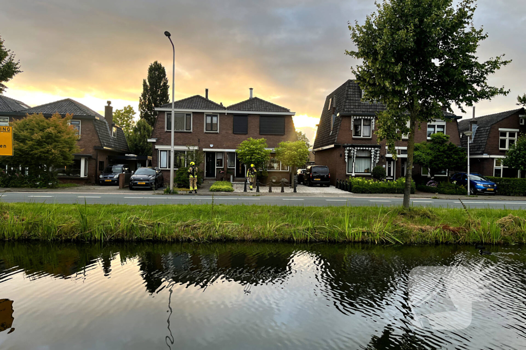 Weg afgesloten wegens gaslekkage