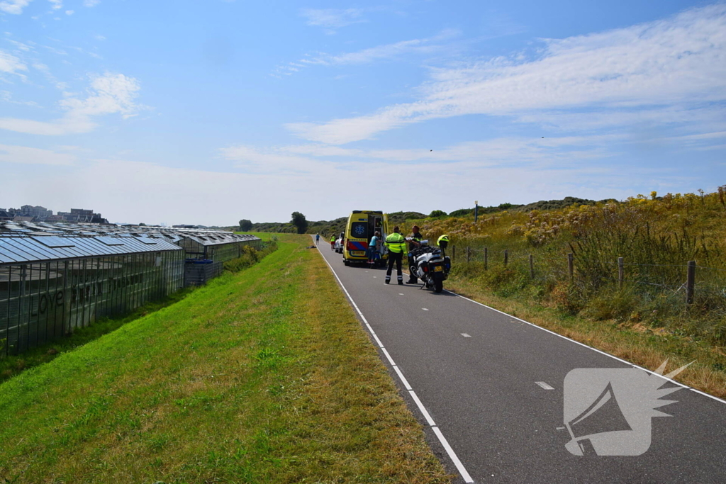 Traumateam ingezet voor gevallen fietser