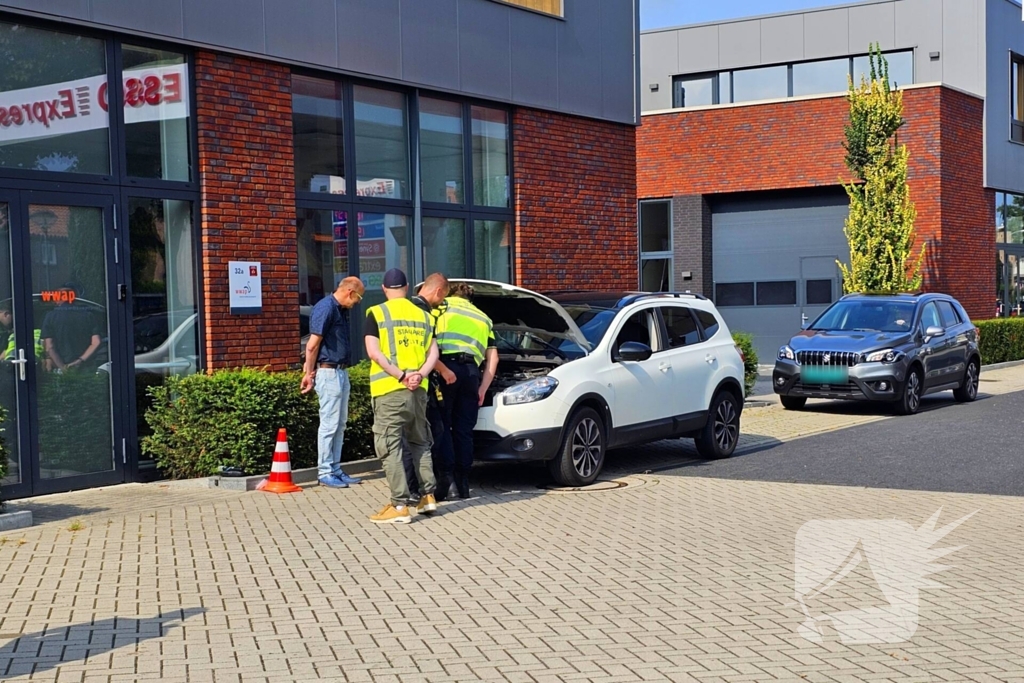 Politie studenten houden controle