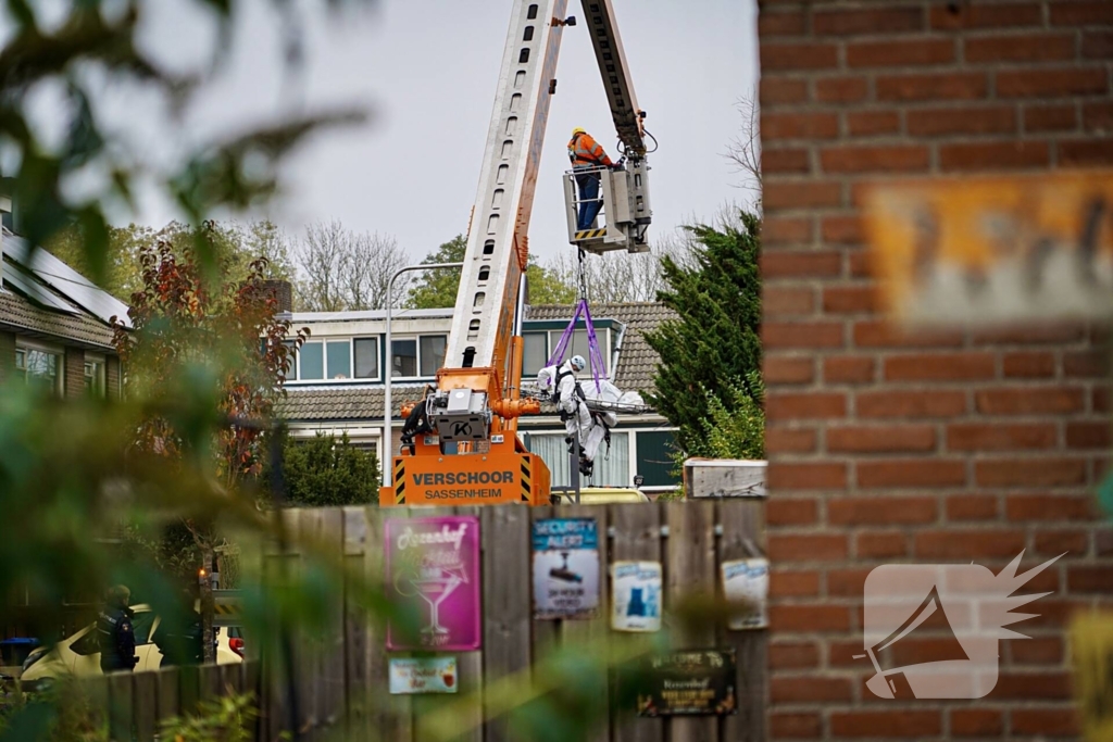 Bergingsactie na fatale brand