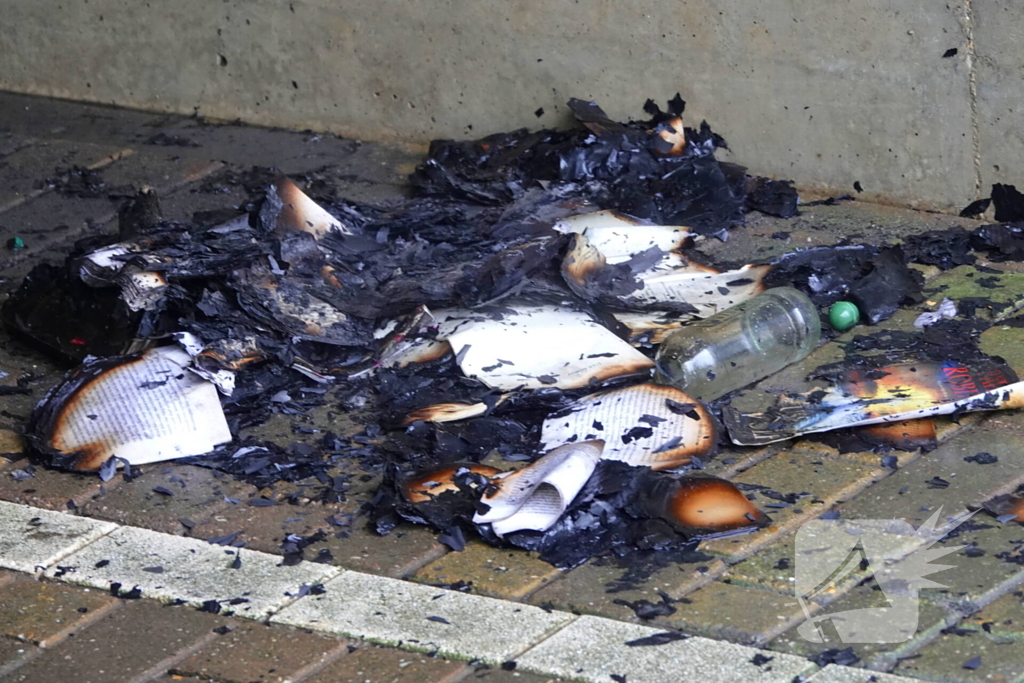 Groep jongere sticht brand onder brug