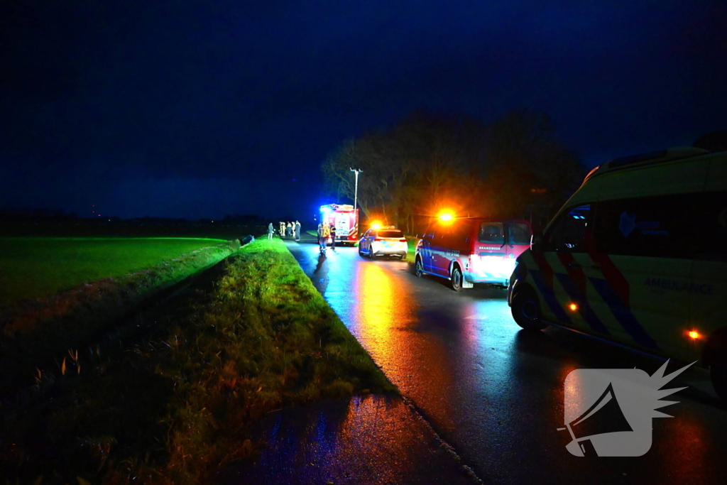 Bestuurder en bijrijder spoorloos na ongeval