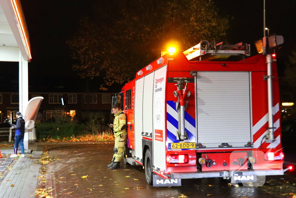 Kortsluiting in shop van tankstation
