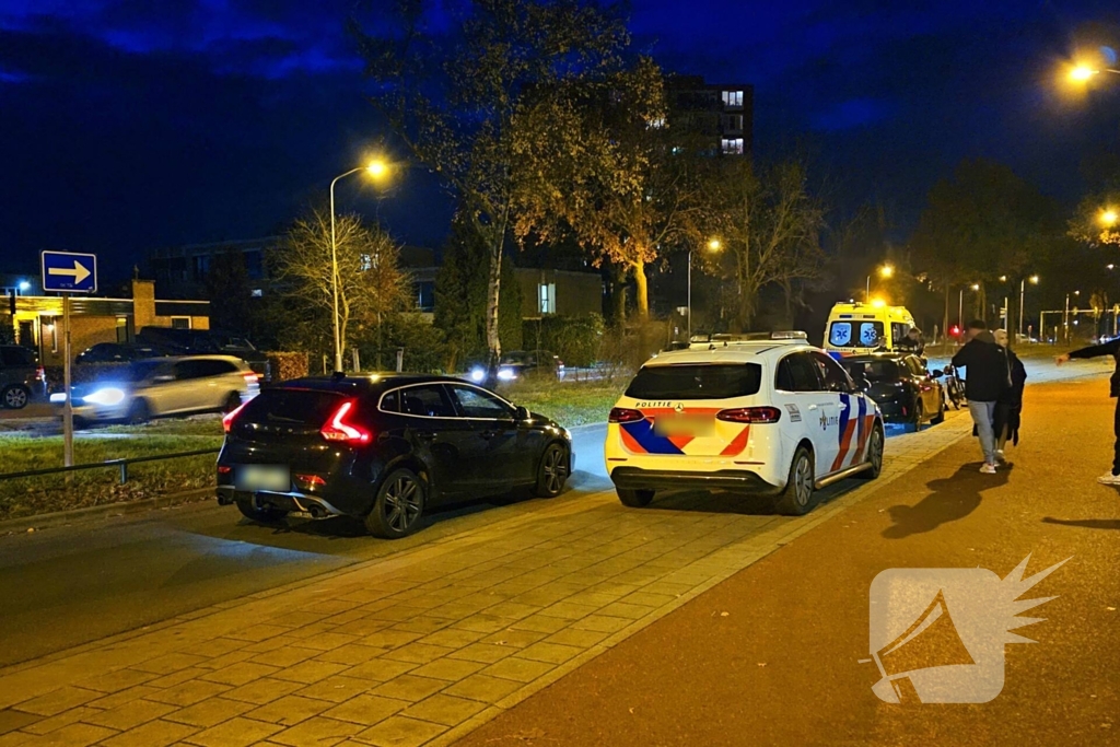 Fietser geschept door automobilist