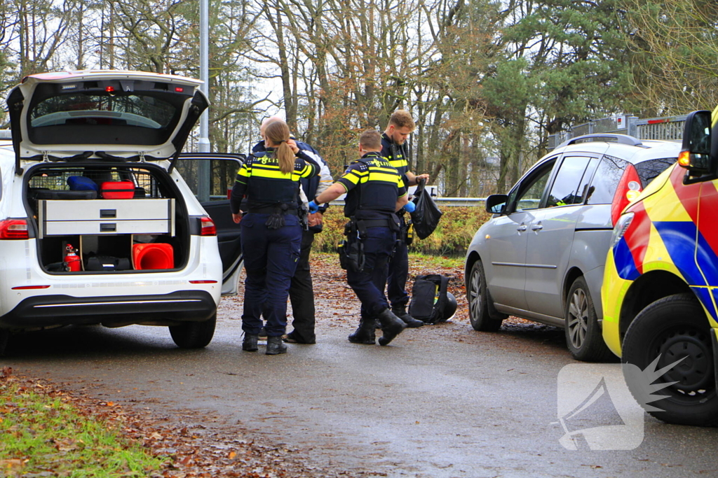 Motorrijder aangehouden na ongeval tijdens vluchtpoging