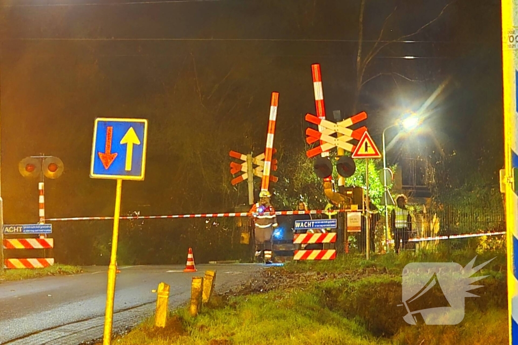 Treinverkeer gestremd door aanrijding