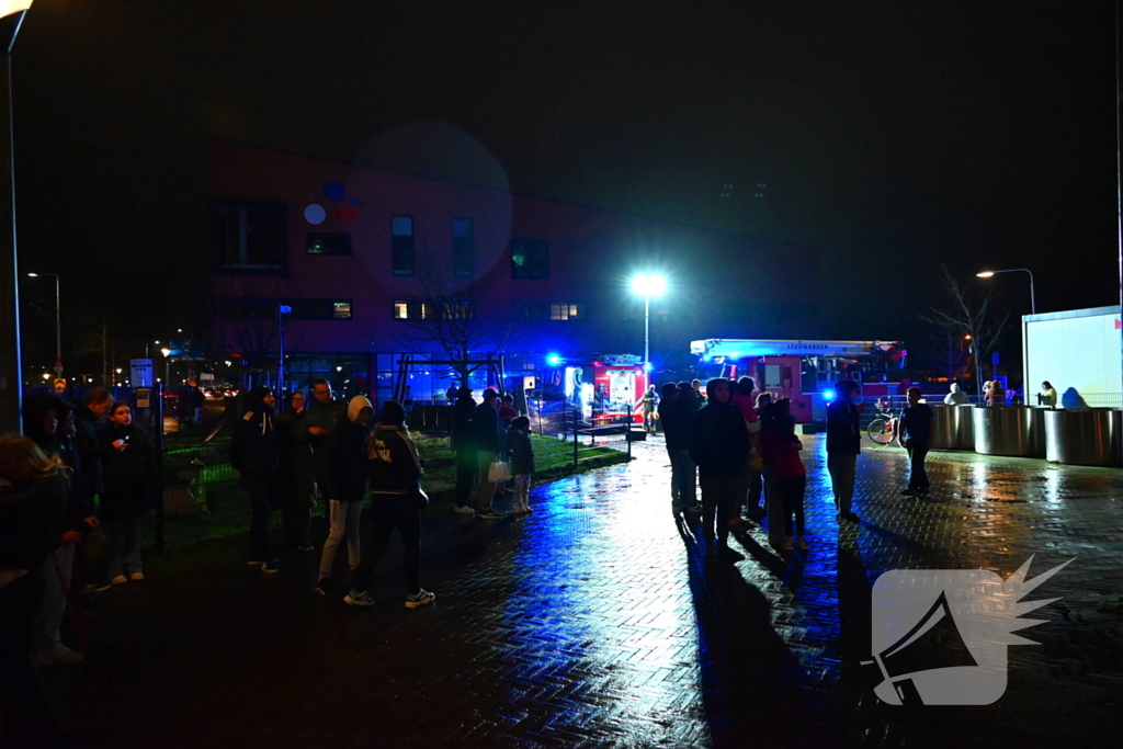 Vluchtelingenopvang ontruimd door brandmelding