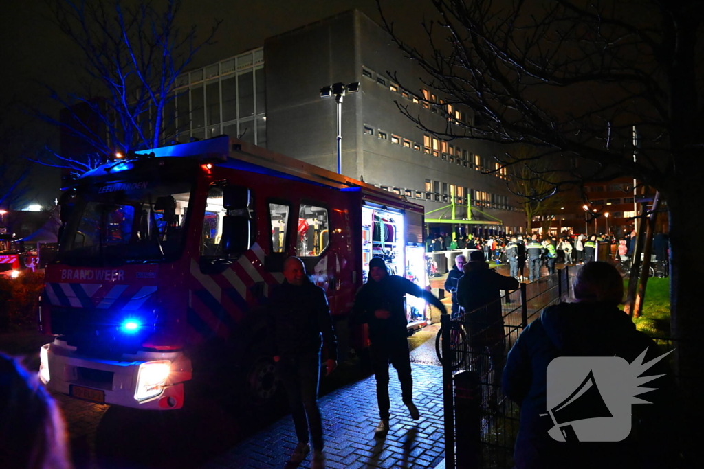 Vluchtelingenopvang ontruimd door brandmelding