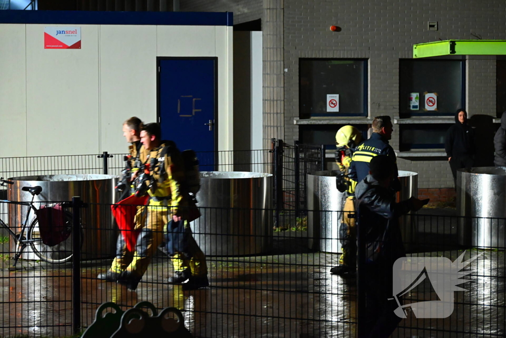 Vluchtelingenopvang ontruimd door brandmelding