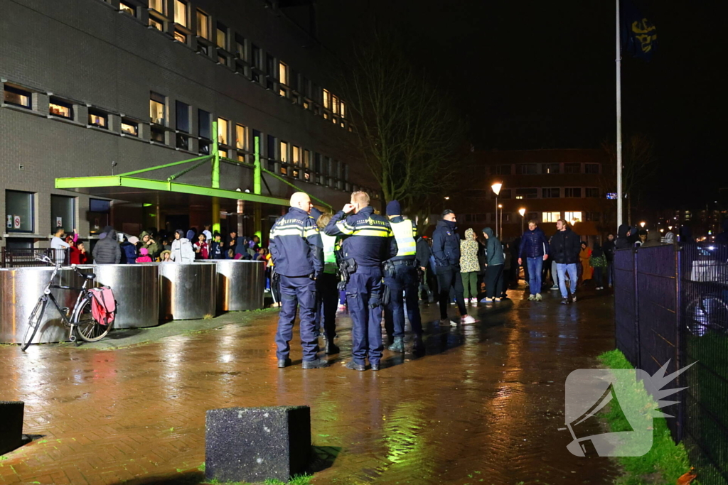 Vluchtelingenopvang ontruimd door brandmelding