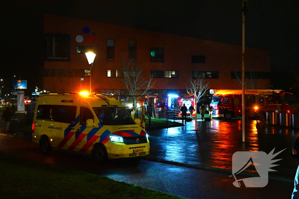 Vluchtelingenopvang ontruimd door brandmelding