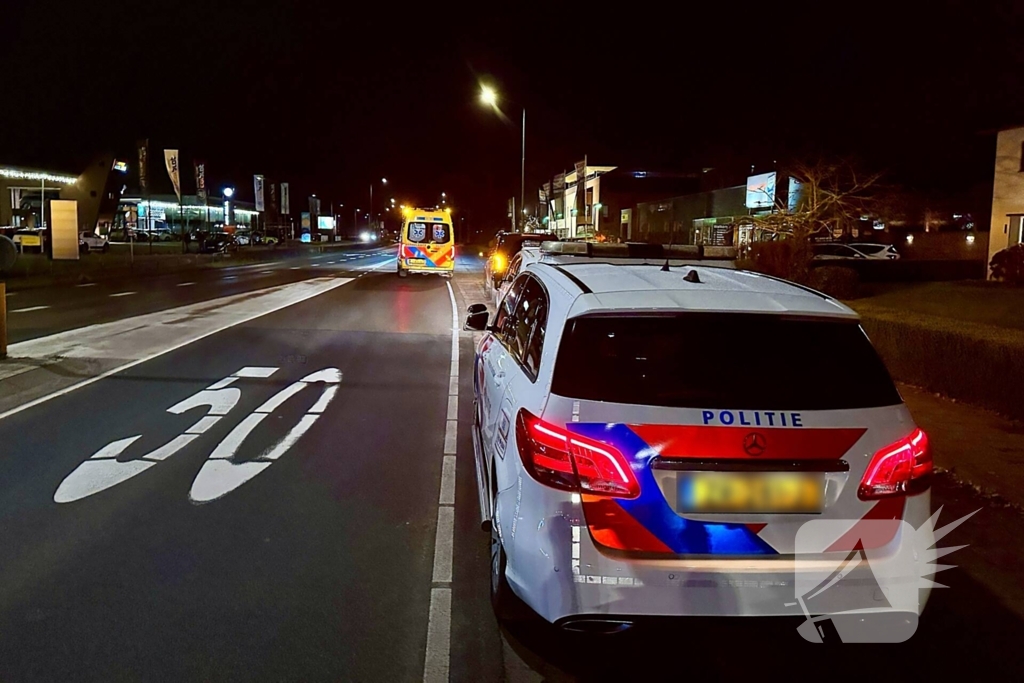 Scooterrijder komt in botsing met fietser