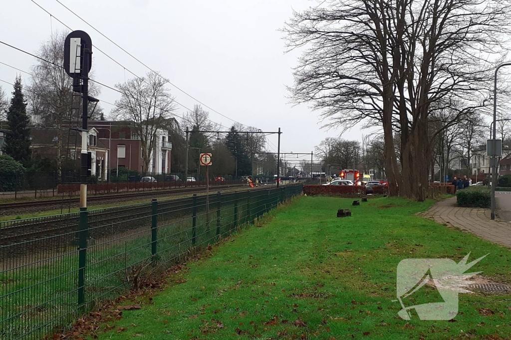 Treinverkeer gestremd door aanrijding met persoon