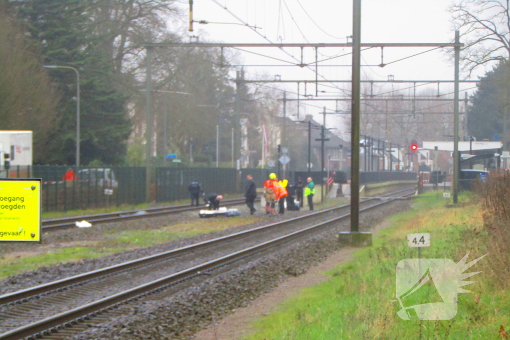 Treinverkeer gestremd door aanrijding met persoon