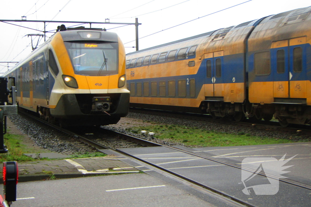 Treinverkeer gestremd door aanrijding met persoon