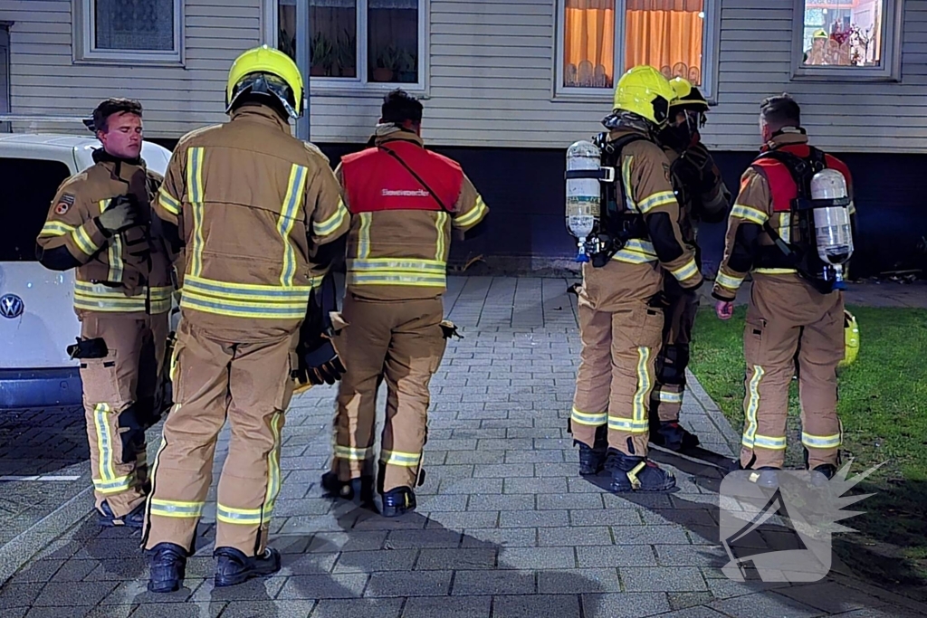 Veel Schade in appartementen gebouw na afsteken van vuurwerk