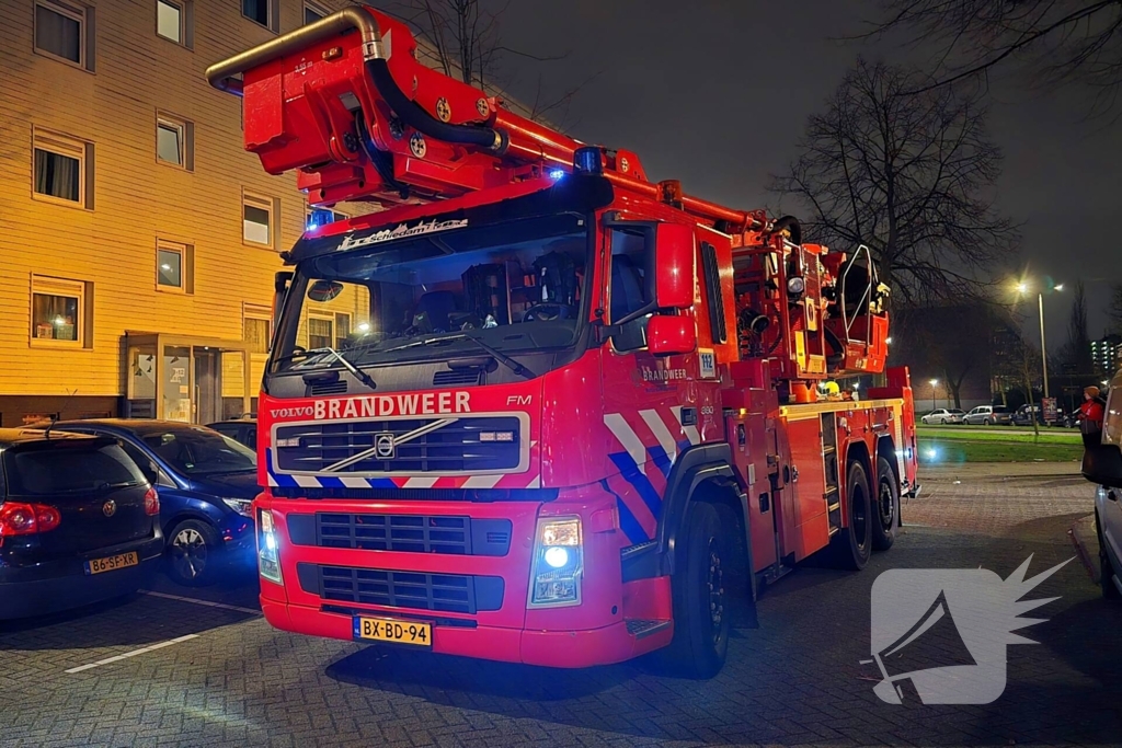 Veel Schade in appartementen gebouw na afsteken van vuurwerk