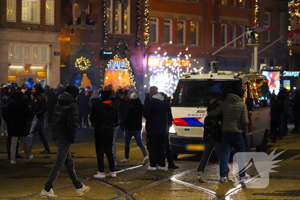 Massale politie-inzet wegens enorme drukte