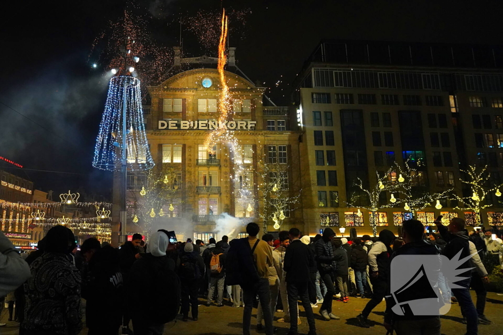 Massale politie-inzet wegens enorme drukte